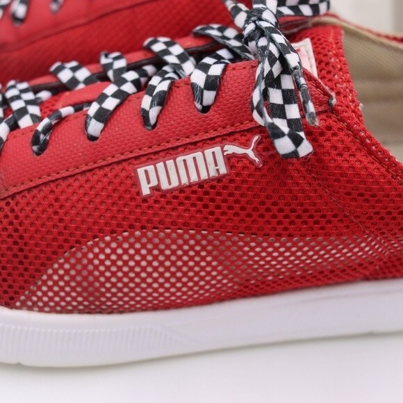 Puma Usain Bolt Red Mesh Ultra Light Sneakers 8.5 - Picture 2 of 11